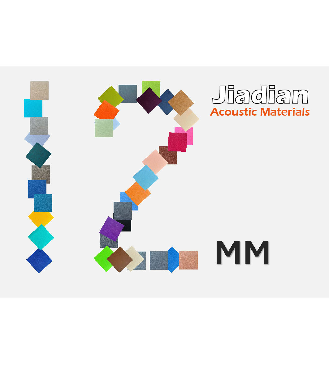 12MM PET Acoustic Felt Panel-