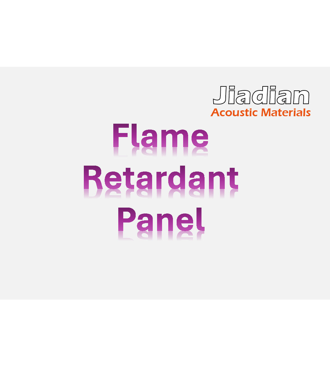 Flame  Retardant - PET acoustic felt panel-